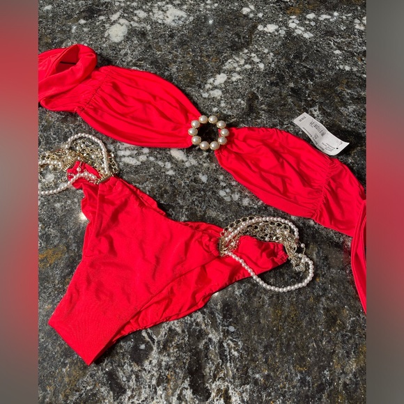 NWT beach bunny bikini Gimme More bandeau XL set - Picture 3 of 12